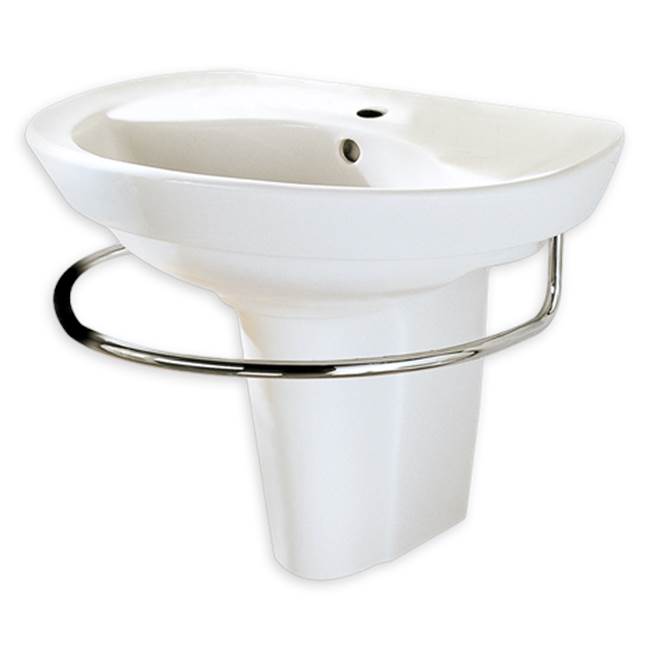 Algor Plumbing and Heating SupplyAmerican StandardRavenna® Center Hole Only Wall-Hung Sink and Semi-Pedestal Leg Combination