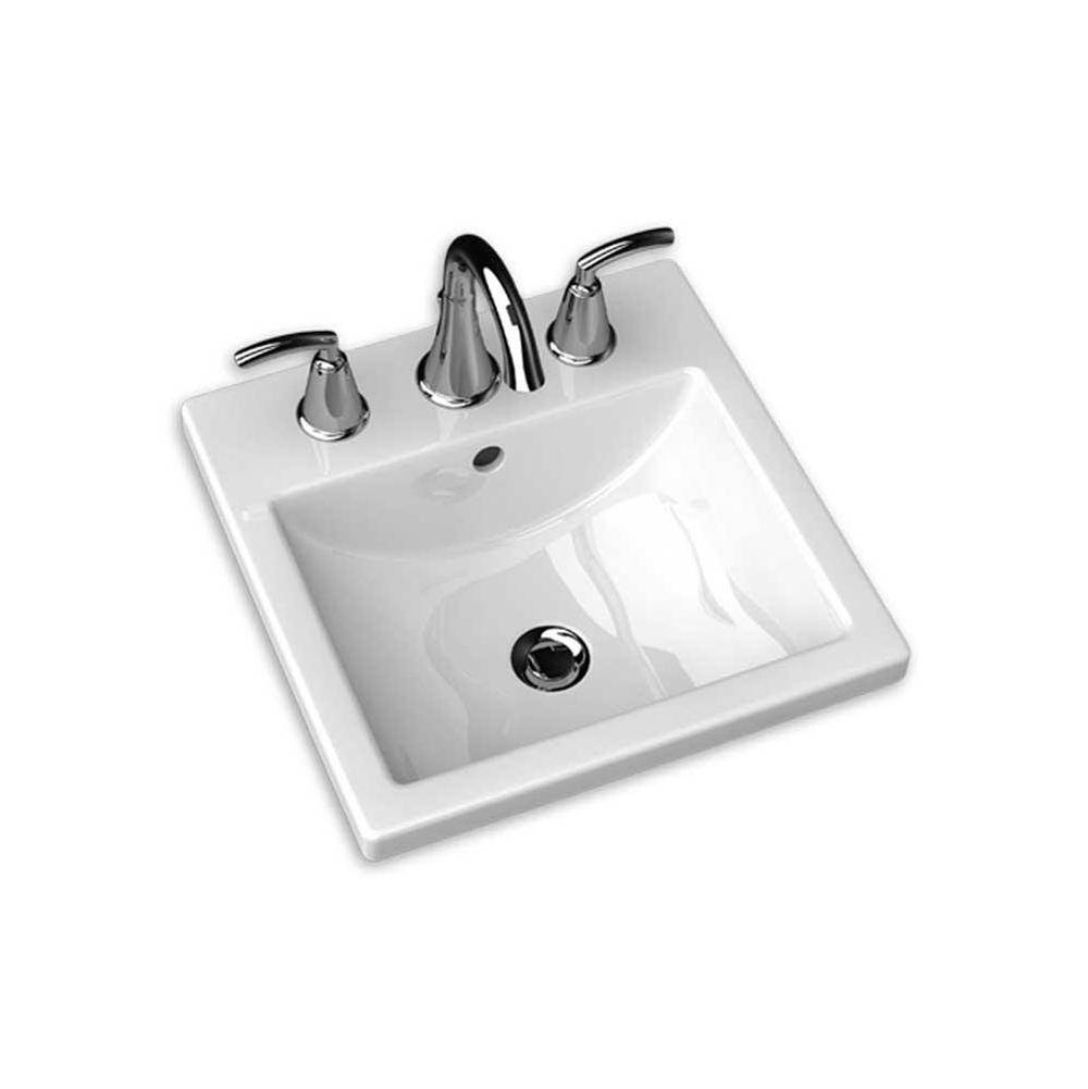 Algor Plumbing and Heating SupplyAmerican StandardStudio Carre® Drop-In Sink With 8-Inch Widespread