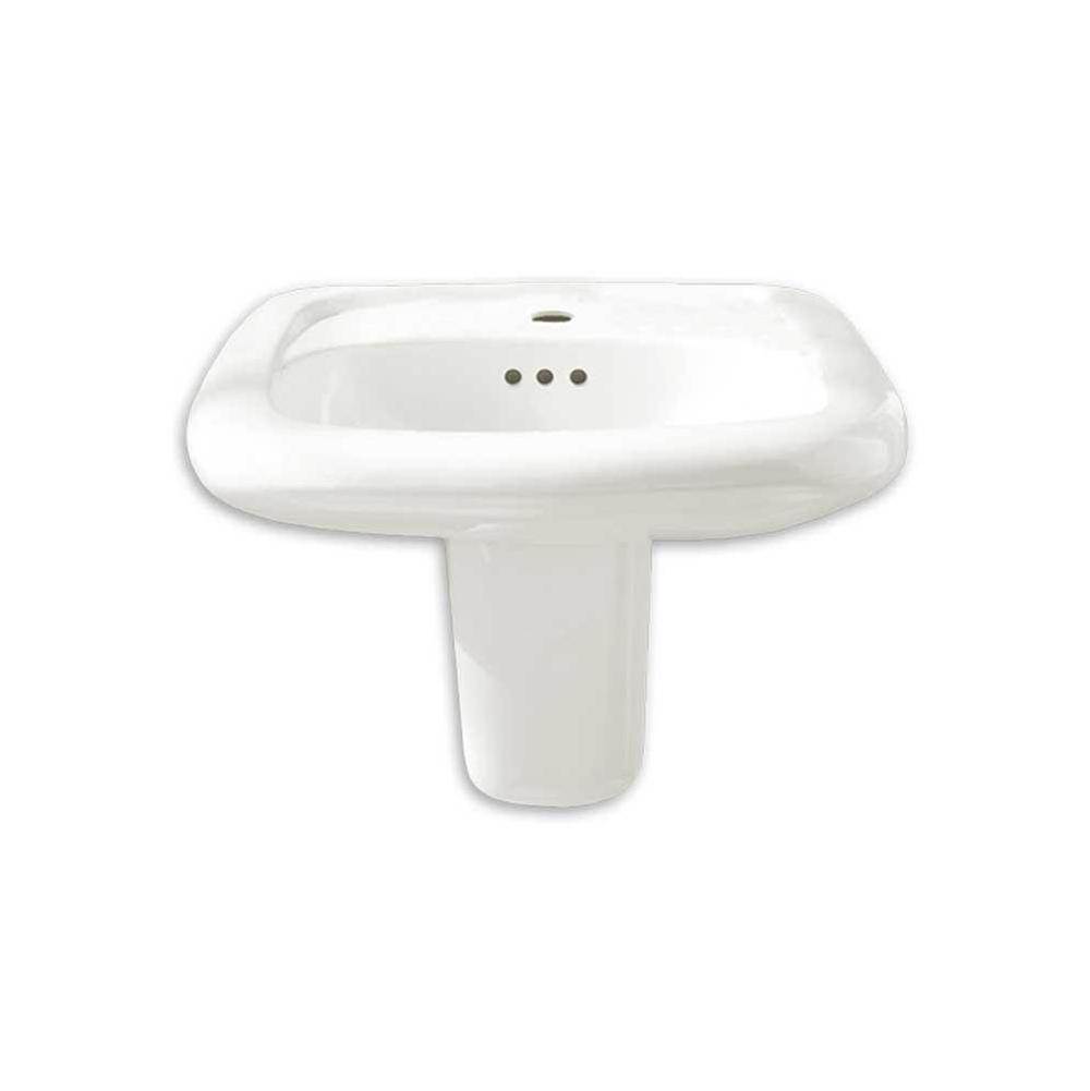 Algor Plumbing and Heating SupplyAmerican StandardMurro® Wall-Hung EverClean® Sink With Center Hole Only and Extra Right-Hand Hole
