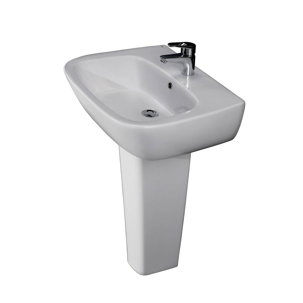 Barclay Complete Pedestal Bathroom Sinks item 3-141WH
