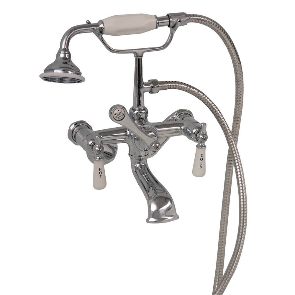 Barclay  Roman Tub Faucets With Hand Showers item 4602-PL-CP