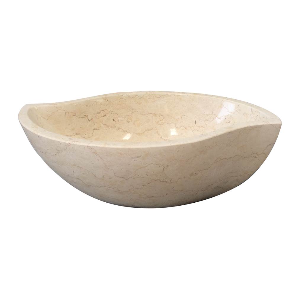 Algor Plumbing and Heating SupplyBarclayCanim Marble Vessel, EgyptianCream