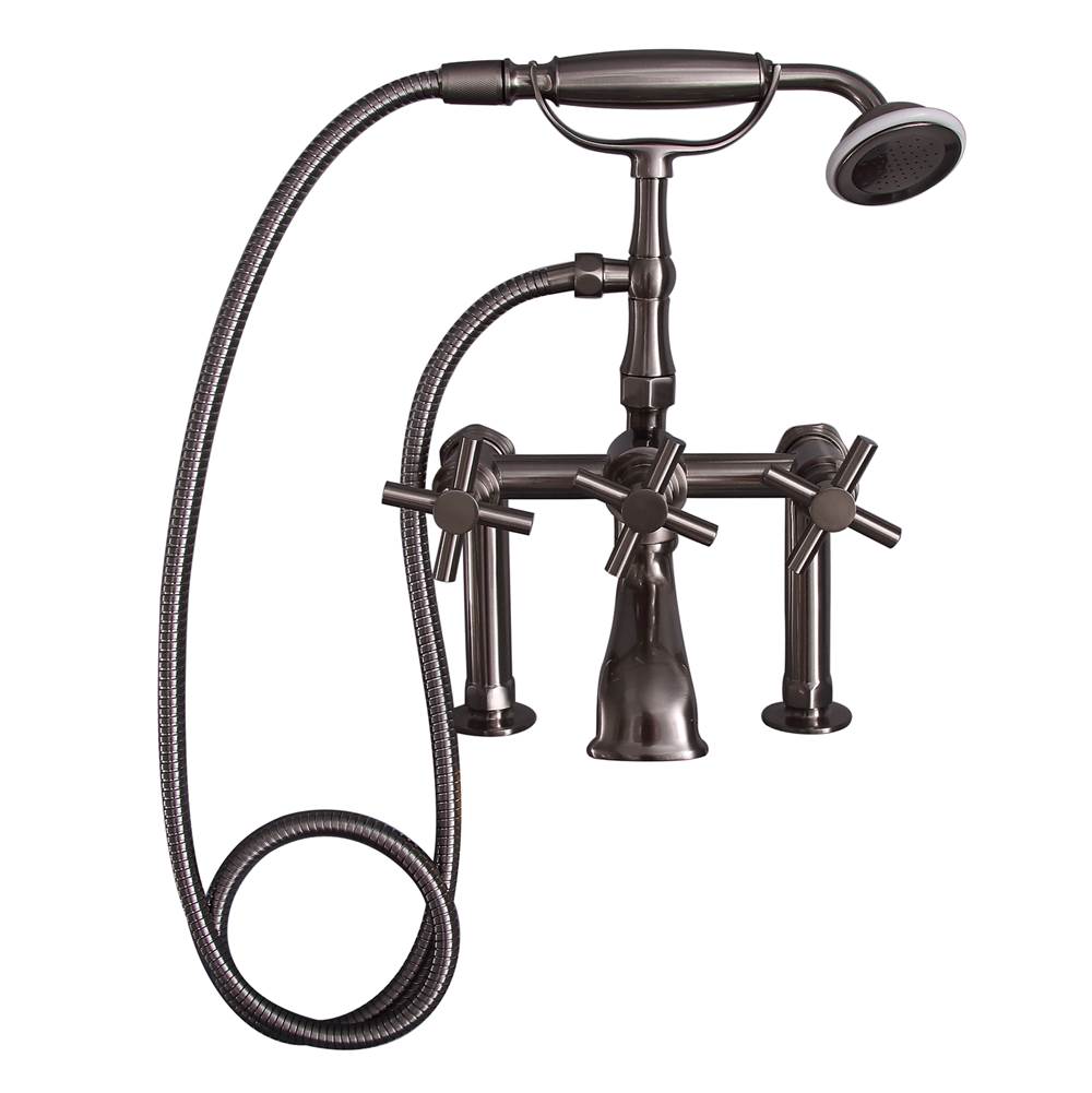 Barclay  Roman Tub Faucets With Hand Showers item 7601-MC-BN