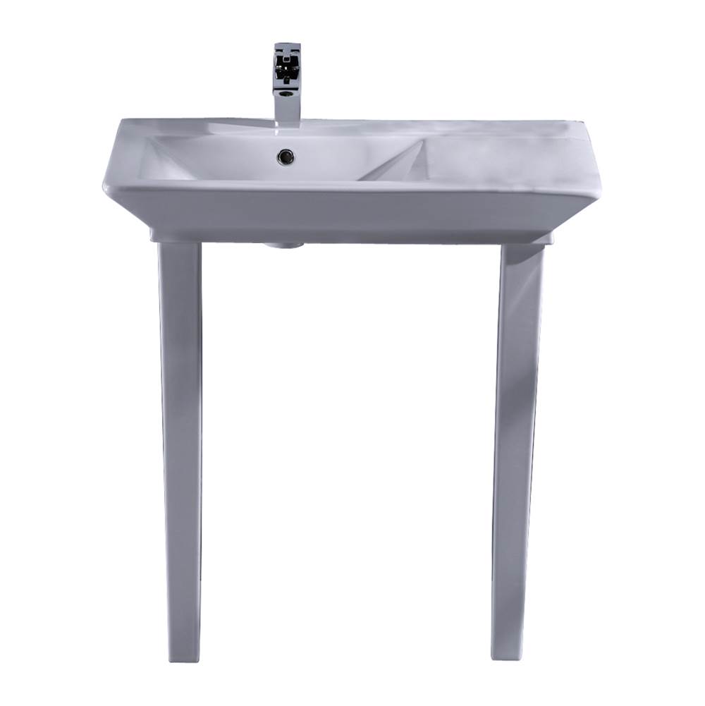 Barclay Lavatory Console Bathroom Sinks item 962WH