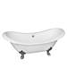 Barclay - CTDS7H61-WH-WH - Clawfoot Soaking Tubs