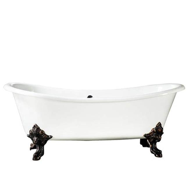 Barclay Free Standing Soaking Tubs item CTDS7H73L-WH-BN