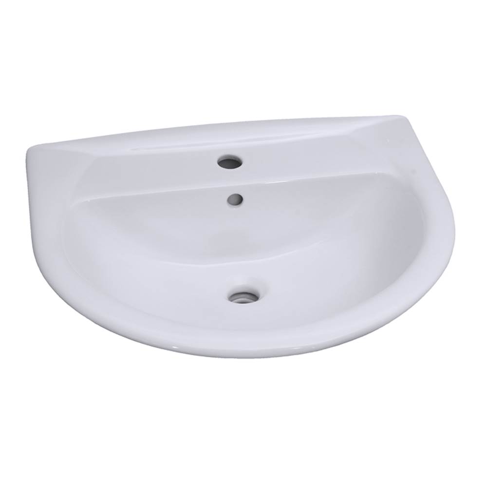 Barclay Vessel Only Pedestal Bathroom Sinks item B/3-331WH