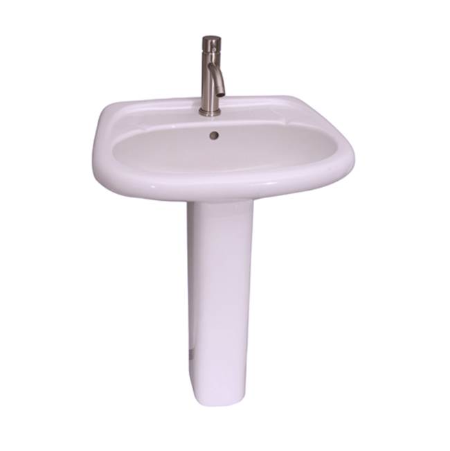 Barclay Complete Pedestal Bathroom Sinks item 3-258WH