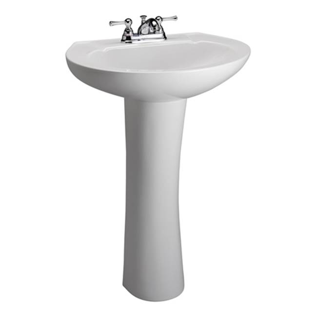 Barclay Complete Pedestal Bathroom Sinks item 3-202WH