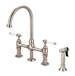 Barclay - KFB512-PL-BN - Bridge Kitchen Faucets