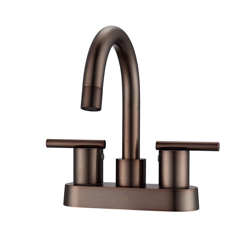 Algor Plumbing and Heating SupplyBarclayConley 4''cc Lav Faucet, NoHoses, Metal Lever Handles,ORB