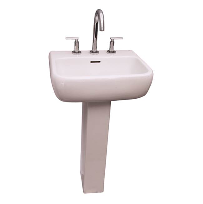 Barclay Complete Pedestal Bathroom Sinks item 3-944WH