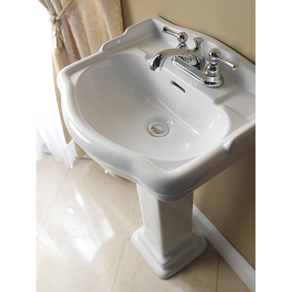 Barclay Complete Pedestal Bathroom Sinks item 3-871WH