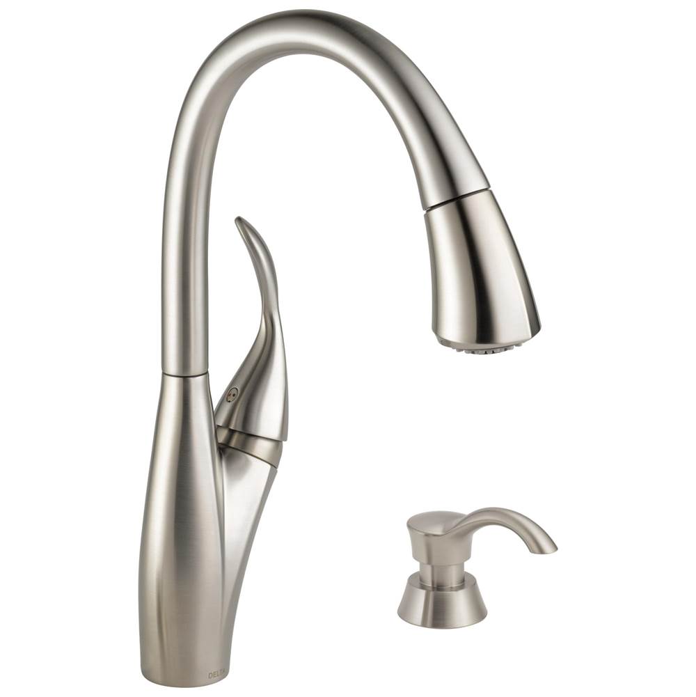 Delta Faucet Retractable Faucets Kitchen Faucets item 19932Z-SPSD-DST