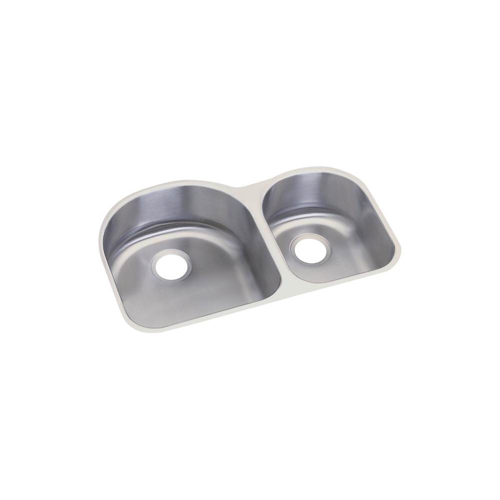 Algor Plumbing and Heating SupplyElkayDayton Stainless Steel 31-1/4'' x 20'' x 8'', Offset 60/40 Double Bowl Undermount Sink