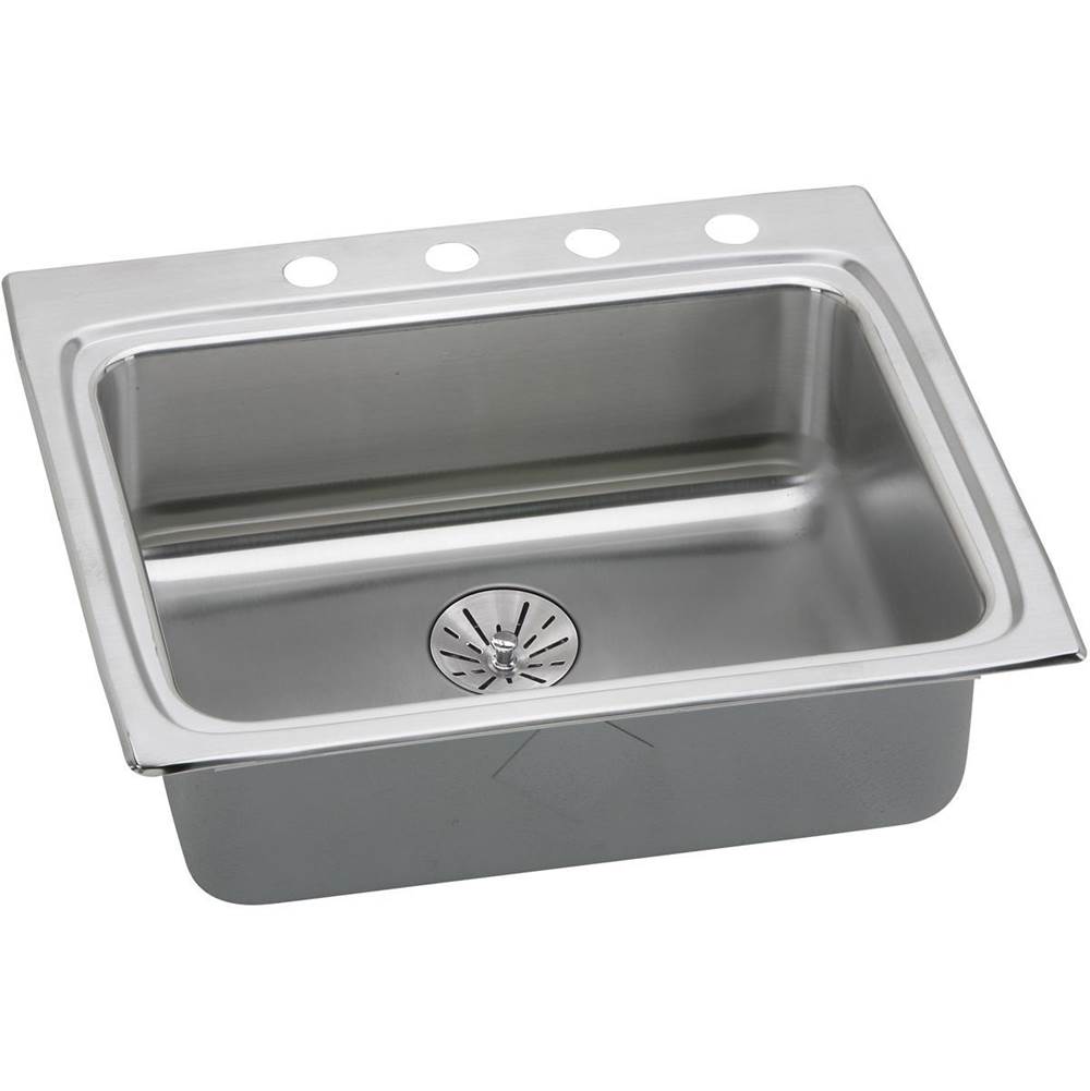 Algor Plumbing and Heating SupplyElkayLustertone Classic Stainless Steel 25'' x 22'' x 6-1/2'', Single Bowl Drop-in ADA Sink with Perfect Drain