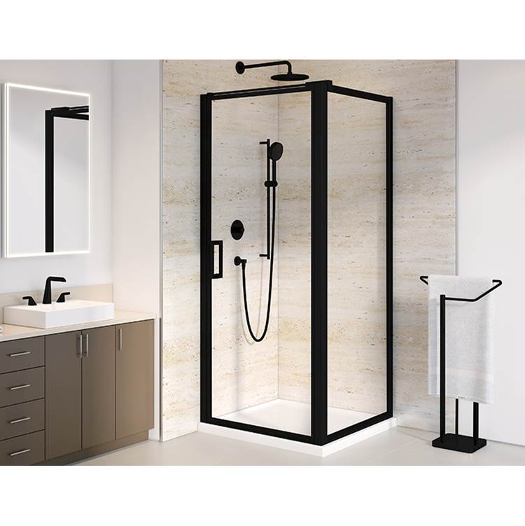 Fleurco Corner Shower Doors item ELECP3332-33-40-79