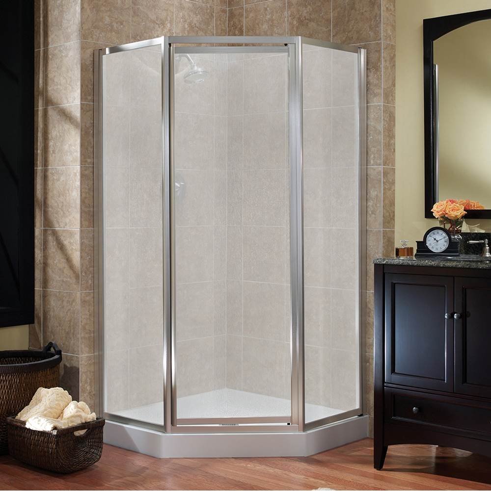 CRAFT + MAIN Hinged Shower Doors item TDNA0470-RN-SV