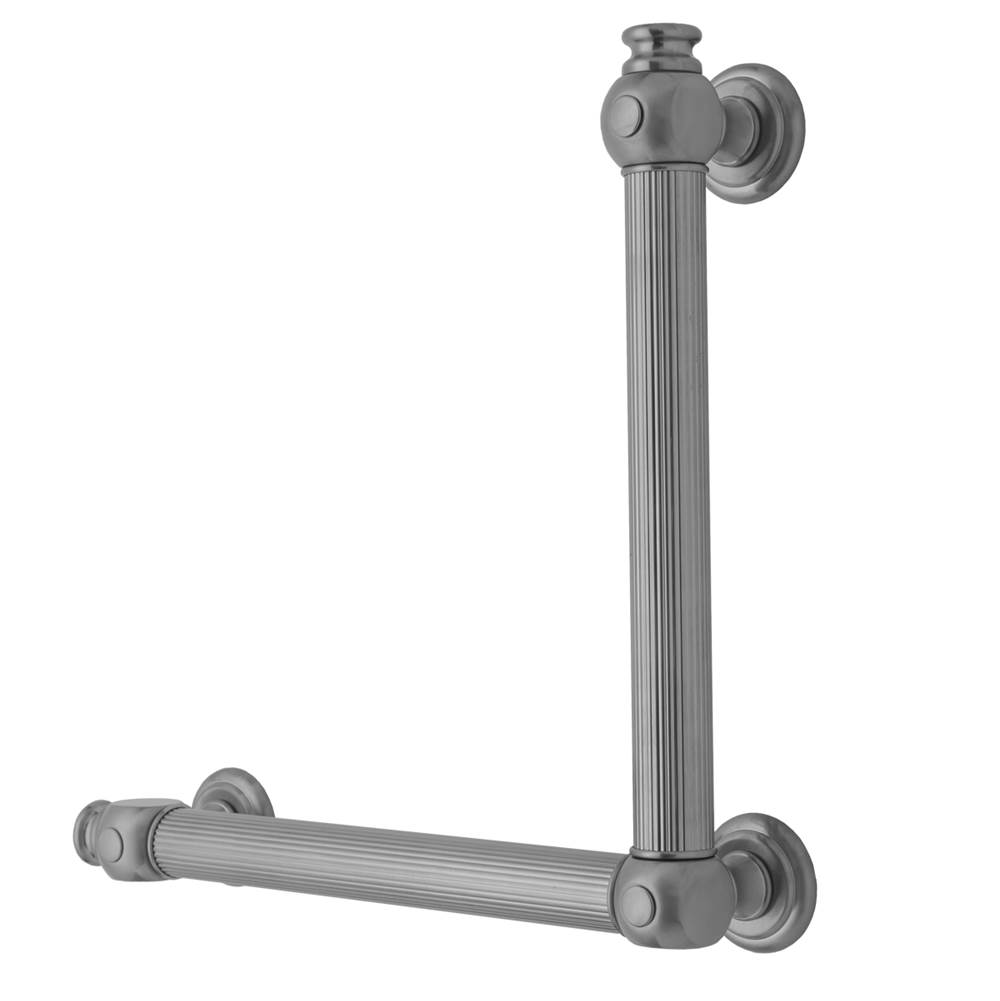 Jaclo Grab Bars Shower Accessories item G61-24H-32W-LH-BKN