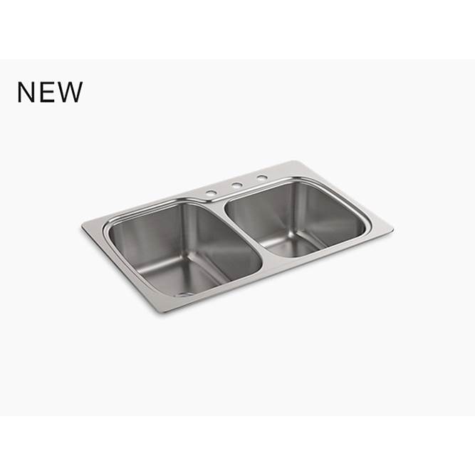 Kohler Dual Mount Kitchen Sinks item 75791-3-NA
