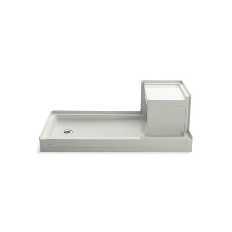 Algor Plumbing and Heating SupplyKohlerTresham® 60'' x 32'' single threshold left-hand drain shower base with integral right-hand seat