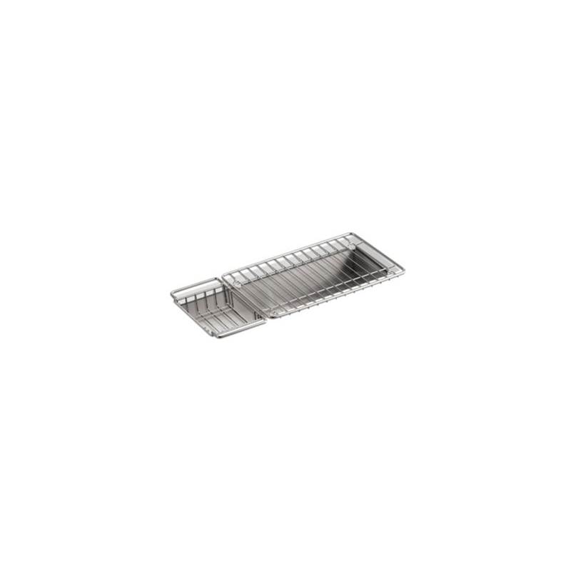 Algor Plumbing and Heating SupplyKohlerUndertone® Trough 22'' x 8-1/4'' x 5-1/4'' undermount single-bowl kitchen sink, includes wire basket and rack