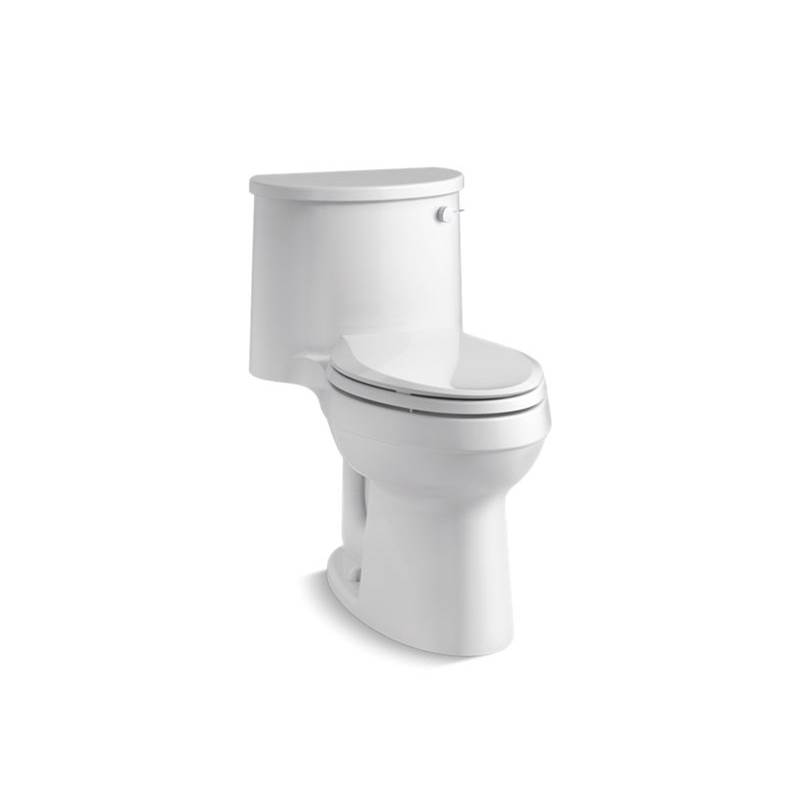Algor Plumbing and Heating SupplyKohlerAdair® Comfort Height® One-piece elongated 1.28 gpf chair-height toilet with right-hand trip lever, and Quiet-Close™ seat