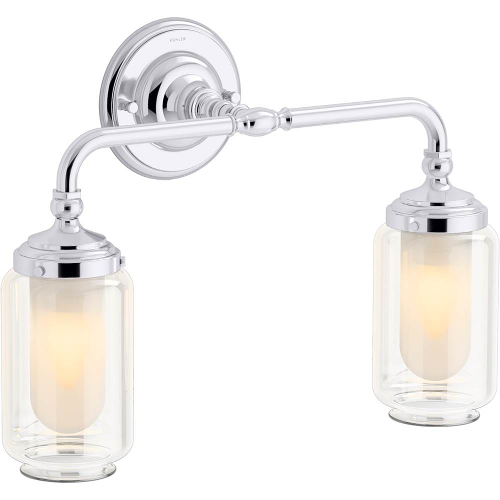 Kohler Two Light Vanity Bathroom Lights item 72582-CPL