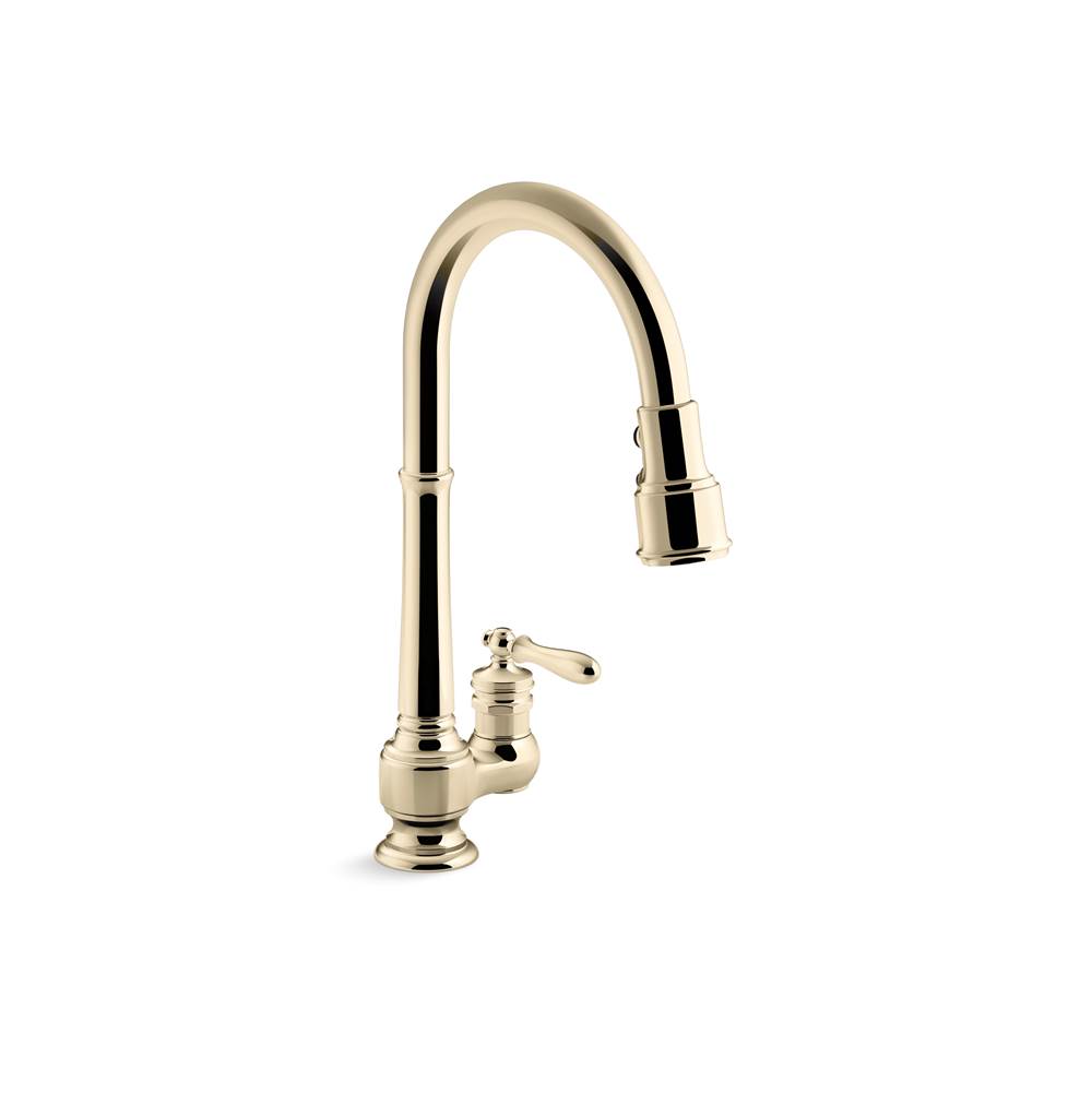 Algor Plumbing and Heating SupplyKohlerArtifacts Pull-Down Kitchen Sink Faucet With Three-Function Sprayhead