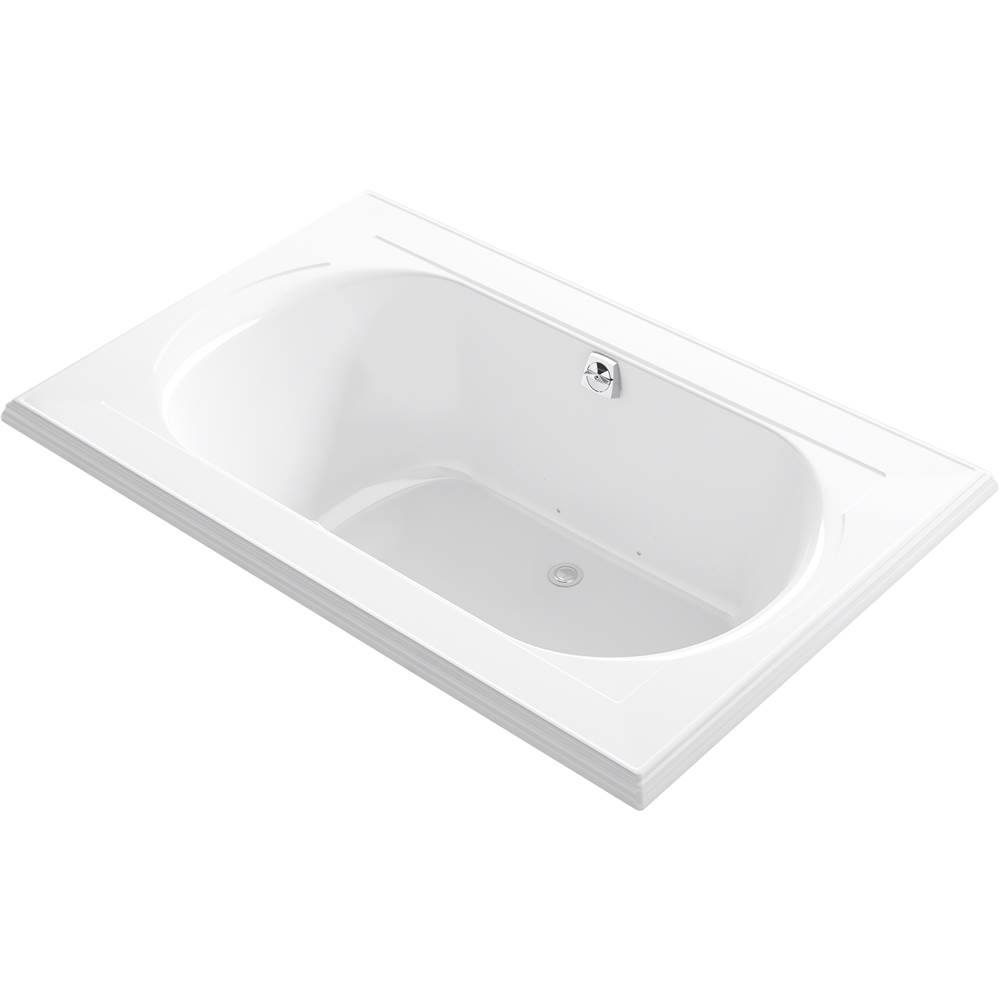 Algor Plumbing and Heating SupplyKohlerMemoirs® 66'' x 42'' Heated BubbleMassage™ air bath with Bask® and center rear drain