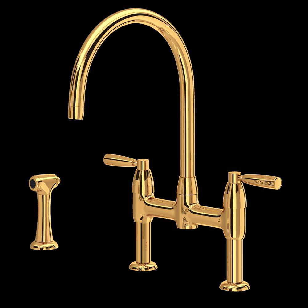 Algor Plumbing and Heating SupplyRohlHolborn™ Bridge Kitchen Faucet With C-Spout and Side Spray