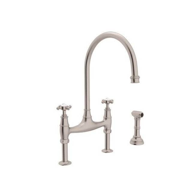 Algor Plumbing and Heating SupplyRohlGeorgian Era™ Bridge Kitchen Faucet With Side Spray