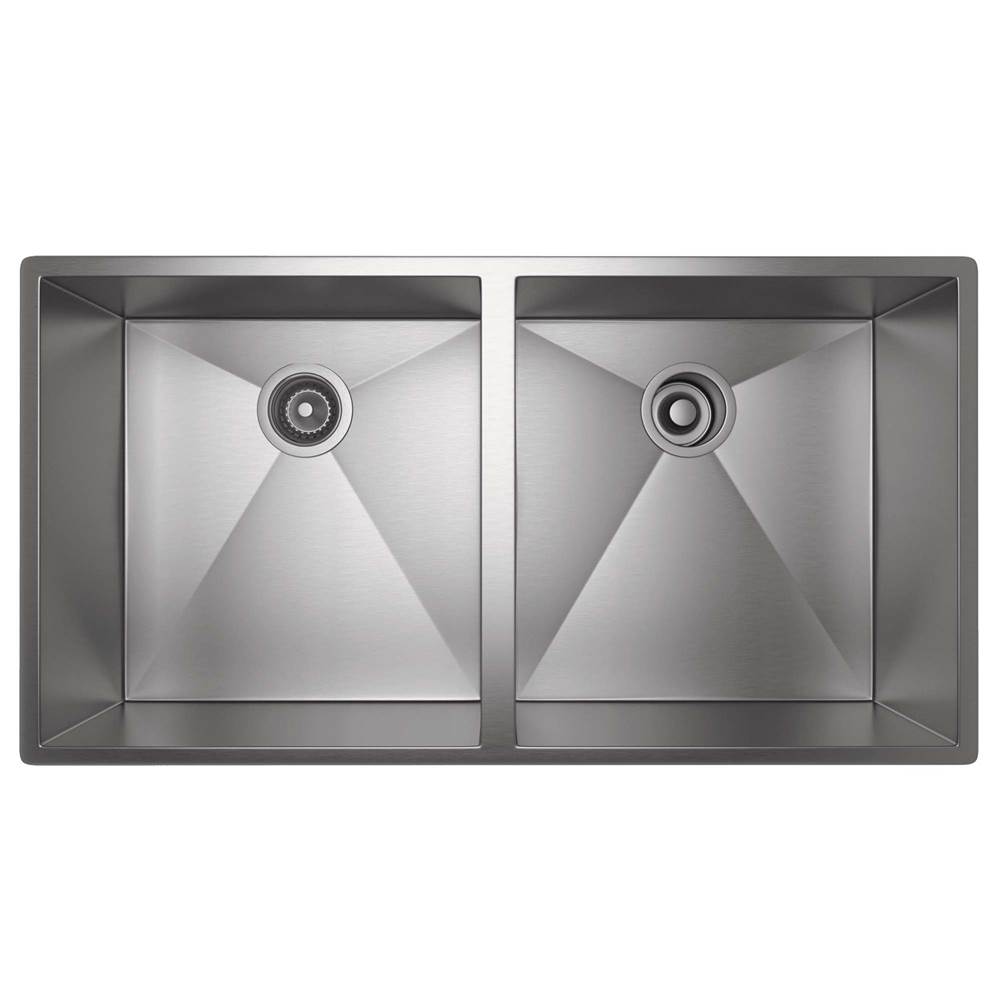 Algor Plumbing and Heating SupplyRohlForze™ 35'' Double Bowl Stainless Steel Kitchen Sink