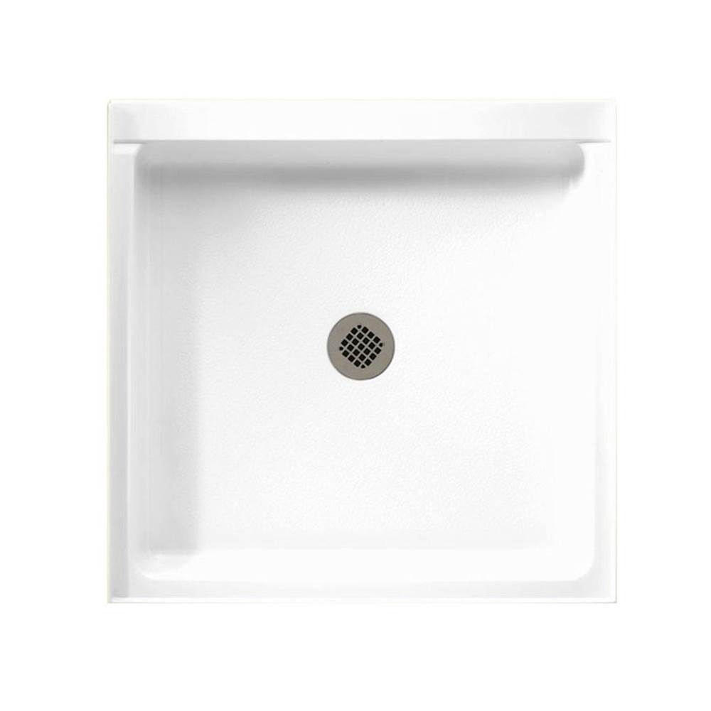 Algor Plumbing and Heating SupplySwanSS-3636 36 x 36 Swanstone Alcove Shower Pan with Center Drain Birch