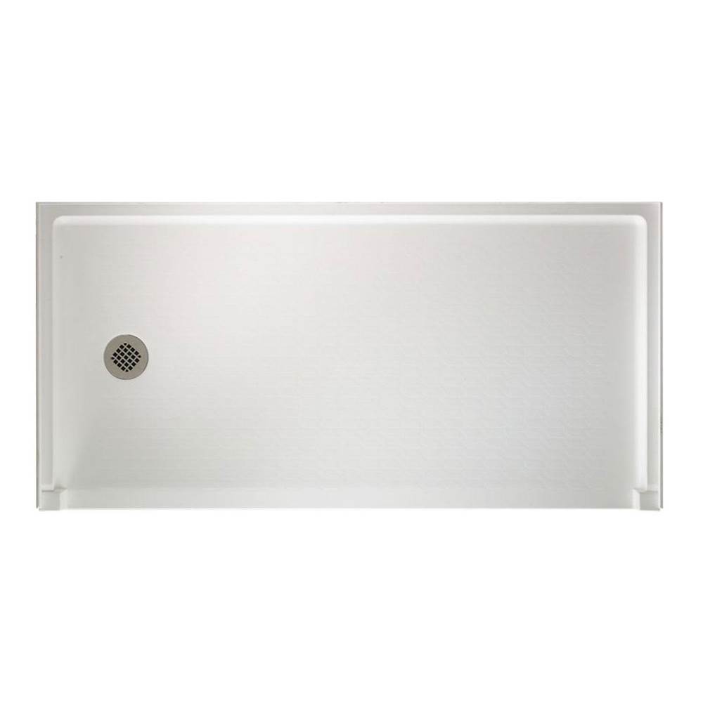 Algor Plumbing and Heating SupplySwanSBF-3060 30 x 60 Swanstone Alcove Shower Pan with Right Hand Drain Limestone