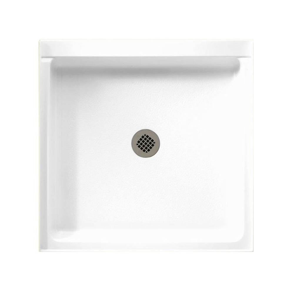 Algor Plumbing and Heating SupplySwanSS-4242 42 x 42 Swanstone Alcove Shower Pan with Center Drain Carrara