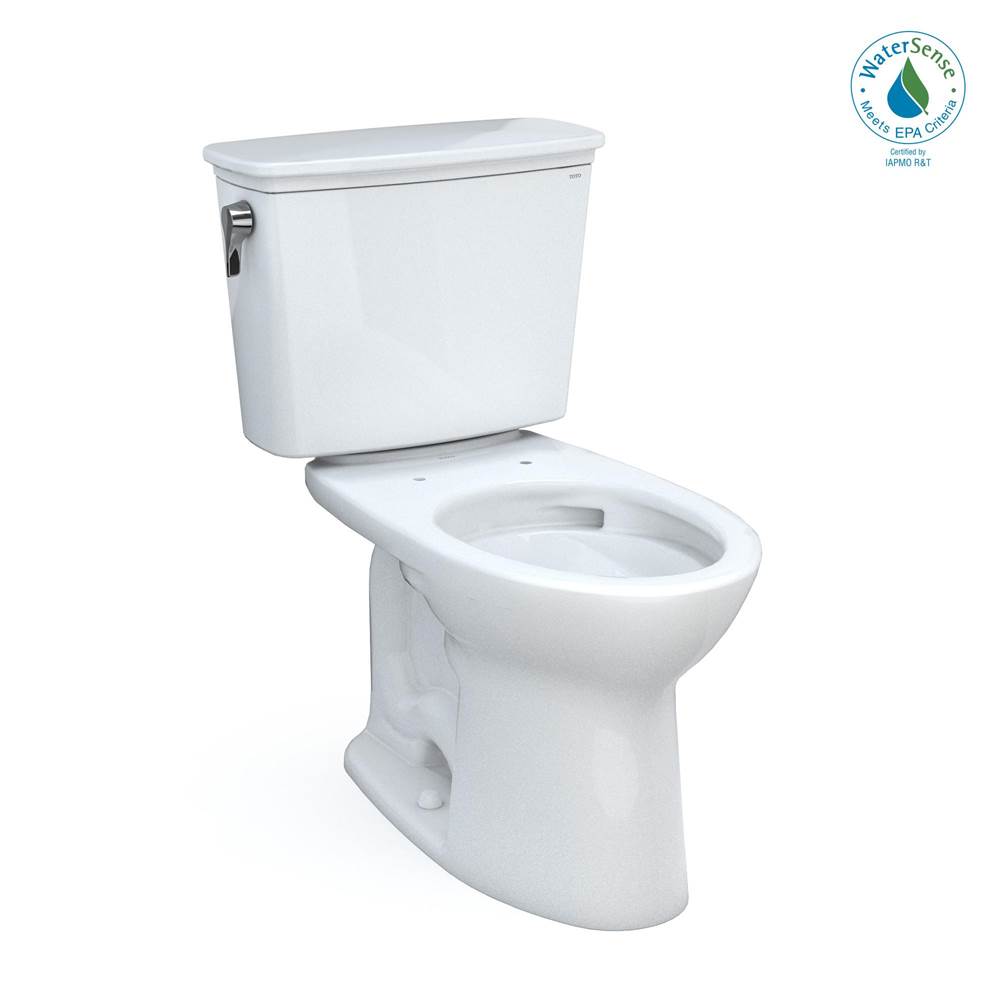 Algor Plumbing and Heating SupplyTOTOToto® Drake® Transitional Two-Piece Elongated 1.28 Gpf Universal Height Tornado Flush® Toilet With 10 Inch Rough-In And Cefiontect®, Cotton White